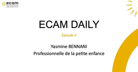 ECAM DAILY épisode 4 ECAM I Enseignement Catholique Au Maroc