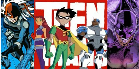 Teen Titans: 10 Comic Members Never Seen In The Animated Series