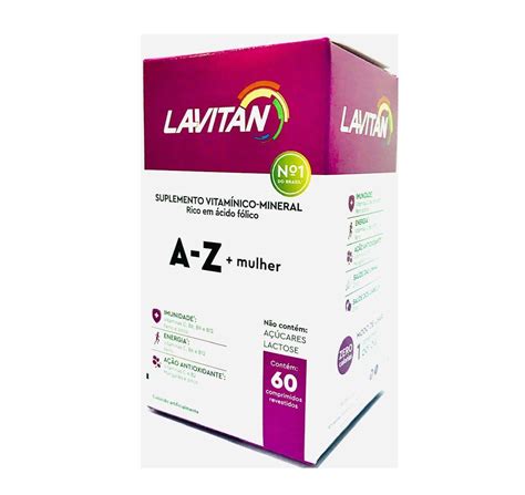 Lavitan Az Original Suplemento Vitam Nico Comprimidos Bem Te Faz