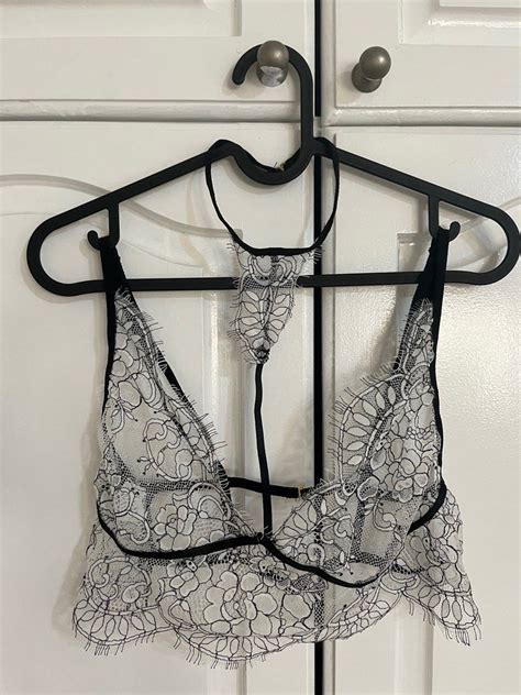 See Through Lace Lingerie Set Women S Fashion Undergarments Loungewear On Carousell