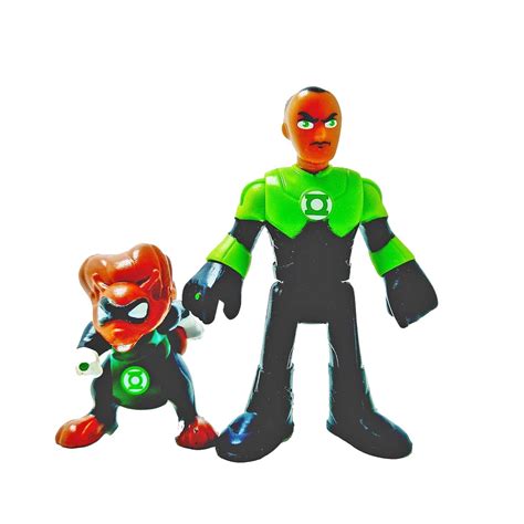 Lanterna Verde John Stewart DC Super Friends Imaginext Mattel 7 Cm