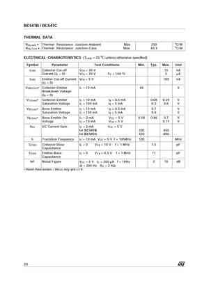 BC547B Datasheet and Replacement, Transistor Equivalent Finder, Cross ...