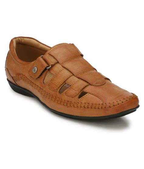 El Paso Tan Synthetic Leather Sandals Buy El Paso Tan Synthetic