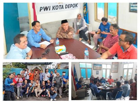 Sambangi Kantor Pwi Depok Ketua Baznas Segera Hadirkan Kampung Zakat