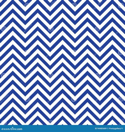 Blue And White Chevron Pattern Stock Illustration Illustration Of