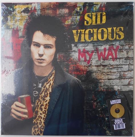 未使用 新品 Sid Vicious シドヴィシャス my way 12 INCH SINGLE カラー GOLD レコード Sex