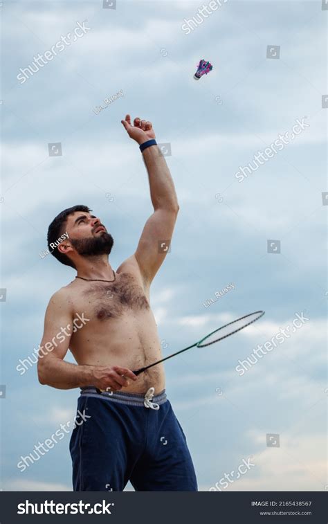 Side View Middleaged Bearded Shirtless Naked Stock Photo 2165438567 Shutterstock