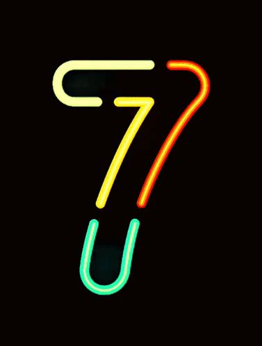 Number 7 GIF - Number 7 Neon - Discover & Share GIFs