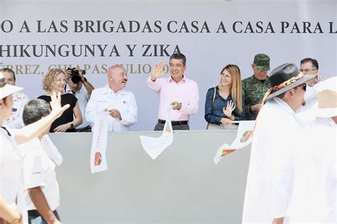 Rutilio Escand N Da Banderazo A Brigadas Casa Por Casa Para Prevenir