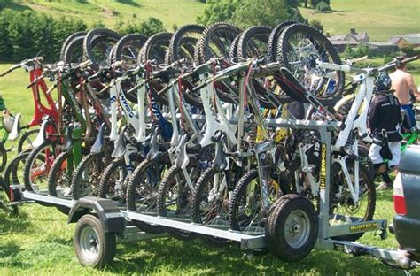 Downhill Bike Trailer. Mountain bike trailers and canoe / kayak trailer ...