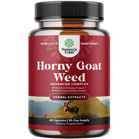 Jual Natures Craft Horny Goat Weed With Maca Root 60 Capsules Jakarta