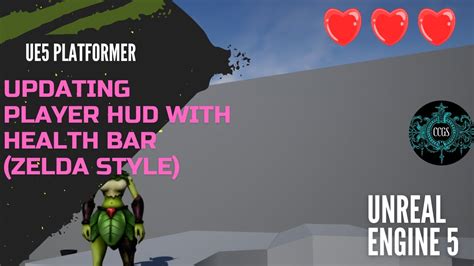 Unreal Engine 5 Beginner Series Platformer Zelda Style Health Bar