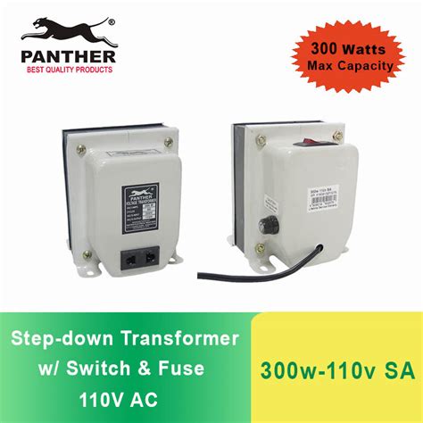 Panther 300w 110v Sa Step Down Transformer 300 Watts Input 220vac Output 110vac Single Phase