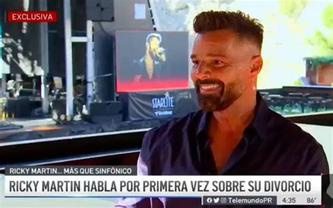 Por Primera Vez Ricky Martin Habla Sobre Su Divorcio Con Jwan Yosef