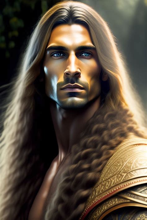 Lexica Male Slender Muscular Elven Ranger With Long Hair Driving A