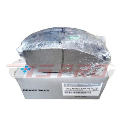 Tan Chong Motor D106040U92MY Front Brake Pad Nissan Cefiro A32 2 0