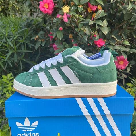 The Adidas Campus 00 Green Women's Sneakers come in... - Depop