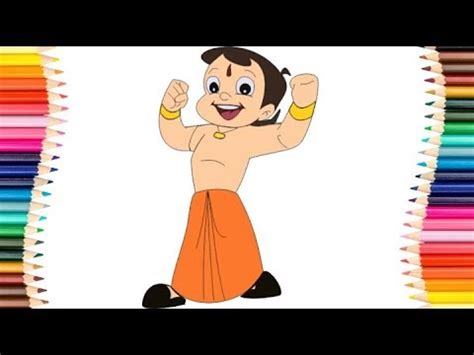 Choota Bheem Colouring Page Colouring Chhota Bheem Cartoon How To