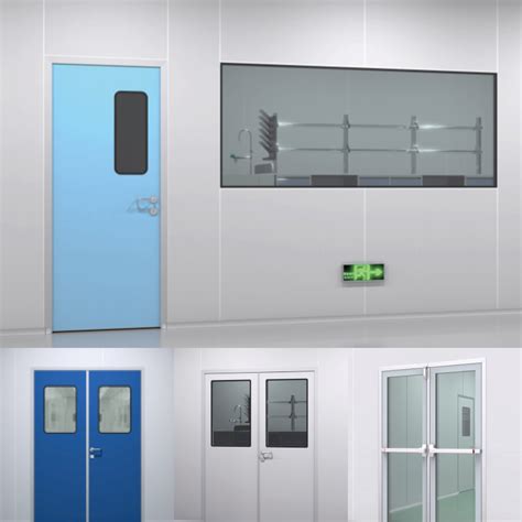 ISO14644-1 Standards Cleanroom Equipment Swing Doors Manufacturer