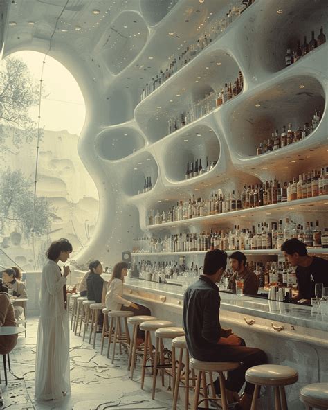 Retro Futuristic Bars Inspired By Outer Space Stories Rmidjourney