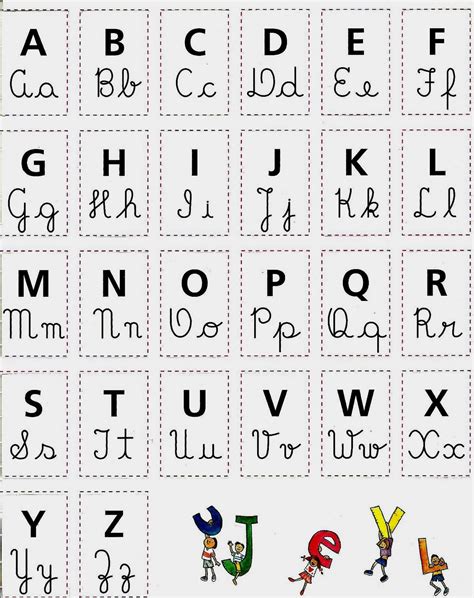 Alfabeto Para Imprimir Letra Cursiva E Bast O Retoedu