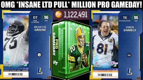 Omg Ltd Pull Million Coin Pro Gameday Opening Training Variety