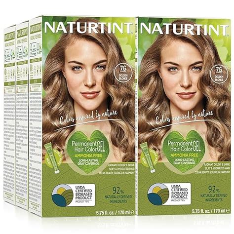 Amazon Naturtint Permanent Hair Color G Golden Blonde Pack Of Ammonia Free Vegan