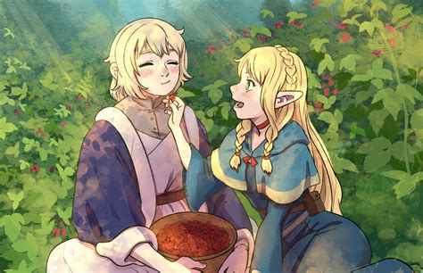 Marcille Donato Falin Touden And Falin Touden Dungeon Meshi Drawn