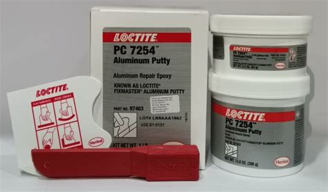 Loctite Fixmaster Aluminium Putty Repair Rebuild Surface