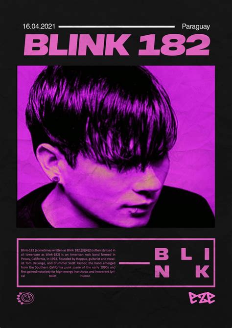 Concepto De Poster Blink 182 En Paraguay 2000s Posters Tour Posters