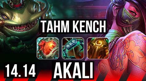 Tahm Kench Vs Akali Top 916 1200 Games Legendary Euw Diamond