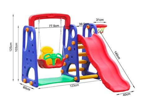 Kids Slide and Swing Playset • GrabOne NZ