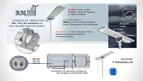 LUMINARIA SOLAR ALL IN ONE SUNLIGHT 60W EnAlto Solar Energía