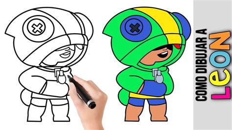 Como Dibujar A Leon De Brawl Stars C Mo Dibujar Dibujos Cuadricula