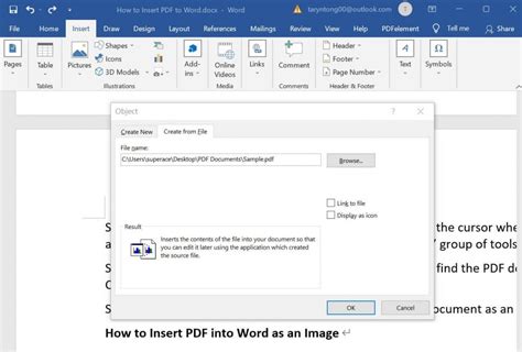 Comment Insérer Un PDF Dans Word En 4 Méthodes Simples