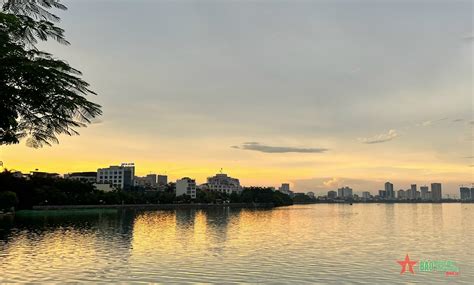 Beautiful Hanoi at sunset