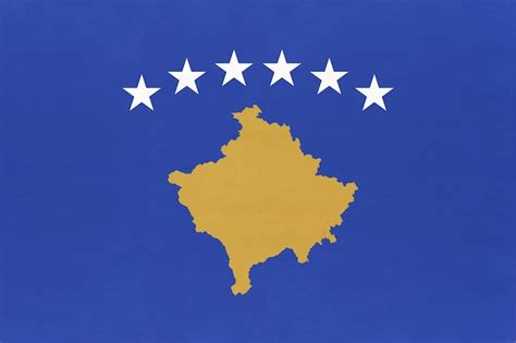 Premium Photo | Republic of kosovo national flag