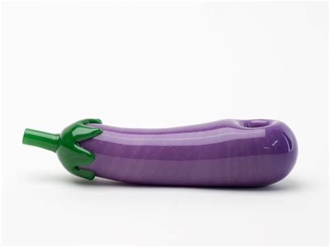 Eggplant Pipe Fat Buddha Glass