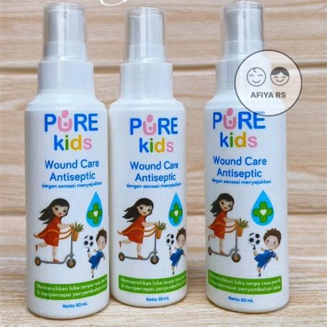 Jual Pure Kids Wound Care Antiseptic Isi 50 Ml Shopee Indonesia