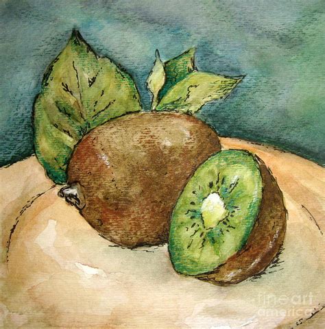 Kiwi Fruit Drawing by Dani Marie - Fine Art America