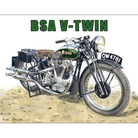 Bsa V Twin 1935 Jeebsters Nostalgic Signs