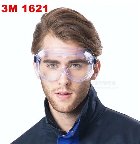 3m 1621 Anti Impact Anti Chemical Splash Safety Goggles Economy Clear Anti Fog Lens Eye