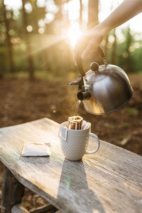 "Morning Coffee Outside - Custom Pour Over" by Stocksy Contributor "Ian ...