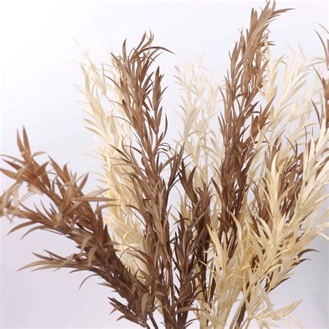 Dried Look Grass Willow Spray 79cmh Artificial Faux Flower Etsy Australia