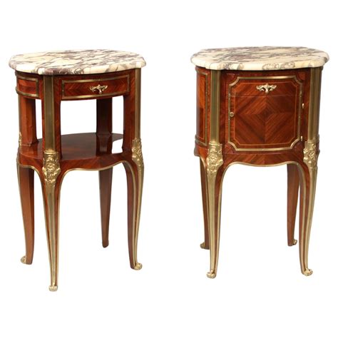 Fine Pair Of Late 19th Century Gilt Bronze Mounted Louis XV Style Night