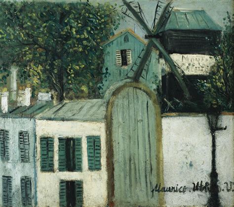 Maurice Utrillo Moulin De La Galette À Montmartre 1912 Mutualart