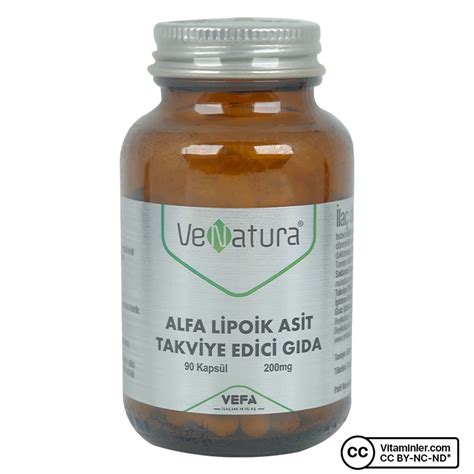 Venatura Alfa Lipoik Asit Mg Kaps L Vitaminler