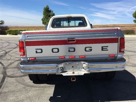 Super Rare 1993 Dodge Ram W350 Ext Cab 4x4 5spd 12v Cummins Diesel 1st