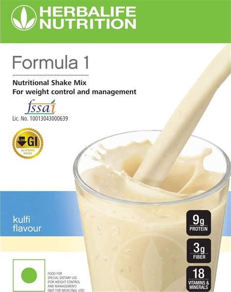 Herbalife Formula 1 Mix Kulfi Nutritional Shake Review HealThyRam