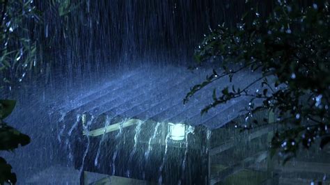 Rain On Roof Easy To Fall Asleep In Minutes With Heavy Rain And